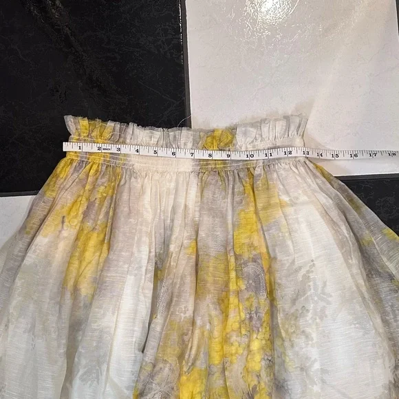 AUTHENTIC ZIMMERMANN WILD BOTANICA WATTLE SKIRT - SIZE 0 - Picture 14 of 15
